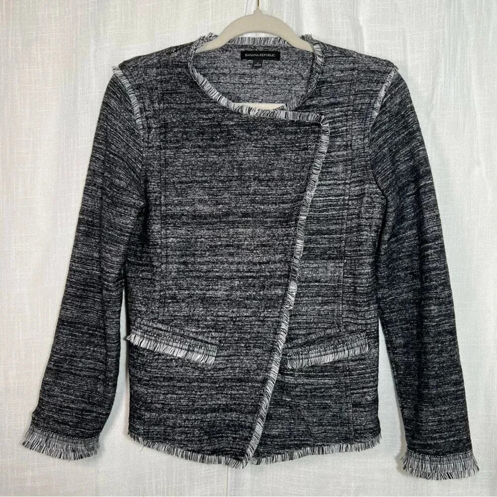 Banana Republic Tweed Wool Jacket